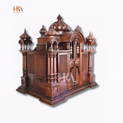 Wooden carving temple